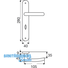MARCHESI SH-Wechselgt. ELEGANT/22 - auf LS PZ88, TS-80, oK. Mess. PVD
