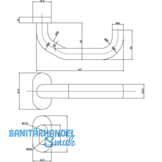 MARCHESI Drckergt. MARCO - auf ovaler Rosette PZ, TS - 65, 32x62, VK, EM.