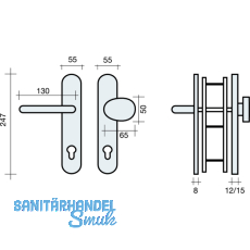 MARCHESI SH-Wechselgt. NEW YORK - auf LS PZ88, TS wahlweise, Re oK., EdSt matt
