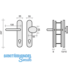 MARCHESI SH-Wechselgt. ARC - auf LS 15, PZ88, TS wahlweise, oK., Edst. matt