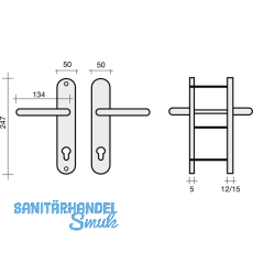 MARCHESI SH-Drckergt. GARDA - auf LS/15 PZ88,oK,TS 37-49/64-73,silber elox