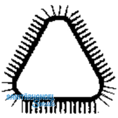 BLU-DAN Bandsgefeile dreikant 200 mm