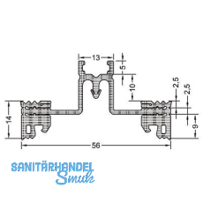 Riegeldichtung GF60 R-E2, Bundlnge 30 m, Kunststoff APTK schwarz