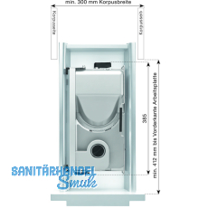 Metall-Einbau-Allesschneider AES 52 S silbermetallic, rechts