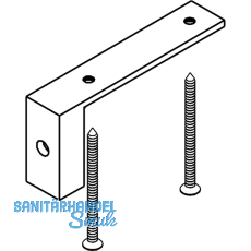 EKU DIVIDO 100 Adapter fr Holztren-Bodenfhrung, Kunststoff anthrazit