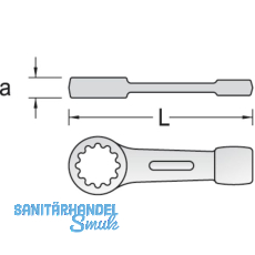 GEDORE Schlagringschlssel 306 DIN7444 24 mm