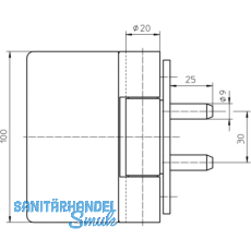 Trband Multi 2D/VN 5046, Rollen- 20 mm, Bandhhe 100 mm, Edelstahl