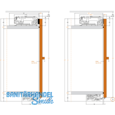 Slider M50 Schrank Typ A33 - Korpusbreite 2000, Flgelbreite 1000