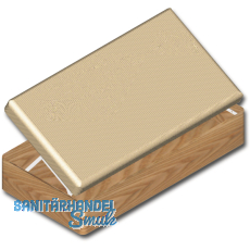 Springaufbeschlag mit 2 Federn, ffnungsw. 35, leicht, 255 mm, FE sil. RAL 9006