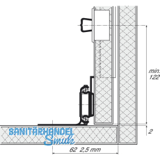 ACCURIDE 1316 Synchronsteuerung, Schienenlnge 500 mm