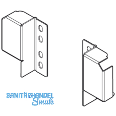 BLUM Tandembox Relinghalter fr verstellbare Reling, seidenwei