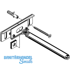 Tablartrger Nova 20, Tablarstrke 24 mm, Bohrtiefe 114 mm, glanzverzinkt