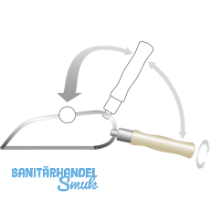 Puk-Universal-Sge feststehend Blattlnge 146 mm