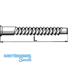 Verbindungsschraube, Innensechsk.4 mm u.Kreuzschl., L 50, 7, FE verzinkt