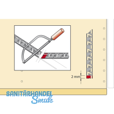 HETTICH SYSTEMA TOP 2000 Verriegelungsstange Stop Control, Lnge 5,5 HE