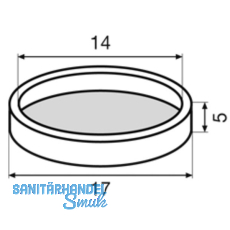 QuickClick Einsatz HYPER zum Aufdrcken  17 mm, Kunststoff grau