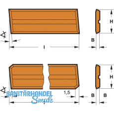 Versofix-Wendeplatte 50 x 10 mm