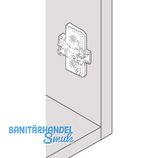BLUM Winkelkeil, kreuzform, +5 Schraubversion