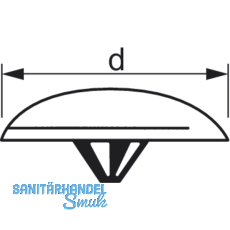 Abdeckkappe aus Kunststoff fr Pozidriv 3 braunbeige~RAL1011