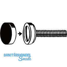 Rosettenunterkonstruktion fr Zylinderschraube  4.5/5.0/M5 Polythylen natur