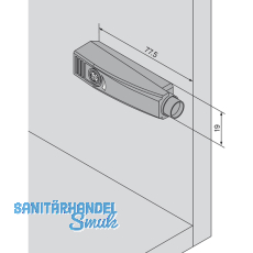SECOTEC Tip On Set mit Scharnieren ohne Feder SB-1