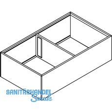 BLUM AMBIA-LINE Frontauszugsrahmen, ab NL400mm, B218mm, Stahl Oriongrau