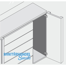 BLUM CLIP top Profiltrscharnier 95, 18 mm gekrpft, INSERTA