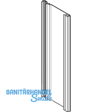 BLUM SERVO-DRIVE Trgerprofil abgelngt, mit montiertem Kabel,Lnge 800, Alu