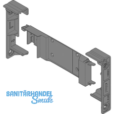 BLUM SERVO-DRIVE Trgerprofilaufnahme links/rechts, KS RAL 7037 staubgrau