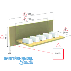 CAMAR Paneelaufhnger 814, mit Feder, Befestigung unten, Stahl verzinkt