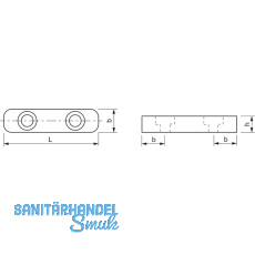 DIN6885E C45K 16x10x 70 blank Passfeder rundstirnig mit 2 Bohrungen