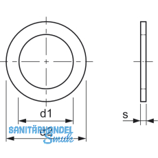 DIN7603A 26x32x2.0 Kupferdichtring