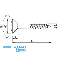 DIN7995 3.5 x 30 Pozidriv 2 Messing blank Holzschraube Linsensenkkopf