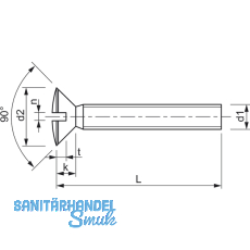DIN 964A M 5x 25 Edelstahl A4 Linsenschraube mit Schlitz