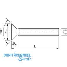 ~ISO7046-2 M 4x 12 Phillips Kreuzschlitz Edelstahl A2 Senkschraube (DIN 965A)