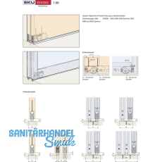 EKU DIVIDO 100 Bodenfhrung, 65 x 37 mm