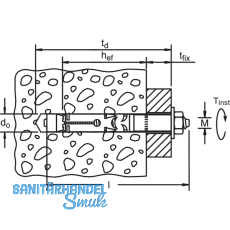 FISCHER FH II 15/ 25 B Hochleistungsanker mit Zulassung zugzonentauglich