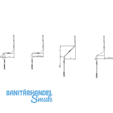Flexibles Gestnge HAUTAU, 1250 mm, grau