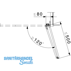 HAWA Multifront 30/W Beschlgegrt., 1 Falttr mit 2 Flgeln