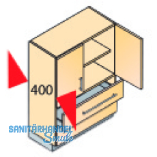 HETTICH SYSTEMA TOP 2000 Hngeregistratur-Rahmen, Auenbreite 368-540 mm, Alu-F.