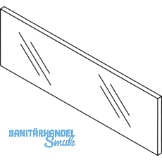 BLUM LEGRABOX Einschubelement-Vorne, H=138, KB=1200, Glas klar