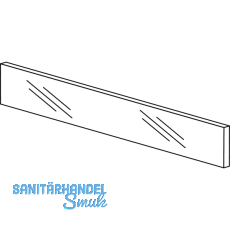 BLUM LEGRABOX Einschubelement-Vorne, H=70, KB=1200, Glas klar