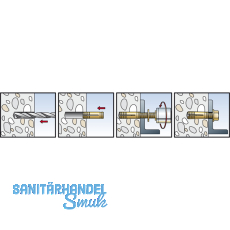 Messingspreizdbel M 4x16