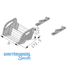 BLUM ORGA-LINE Gewrzhalter, KB 400 mm, Breite 312 mm, Edelstahl antifingerprint