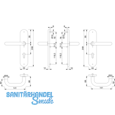 HOPPE SH-Drckergt. PARIS - auf LS PZ72, TS42-47, oK., VK8, Ed.