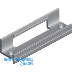 PS10 Clipteil Befestigung der DoppeL - Laufschiene, Einnuten, Kunststoff schwarz