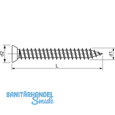 Rahmenanker 7.5x 62 Senkkopf 11 Torx30 verzinkt fr dbellose Verschraubung