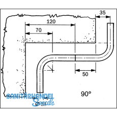 Mehrzweckablage 455 x 150 x 185 mm, Edelstahl Effekt