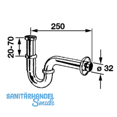 SOLIDO 5/4" x 32 mm Rhrensiphon