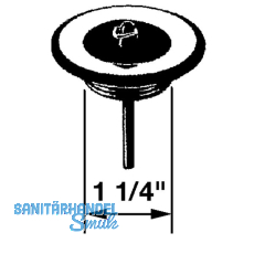 SOLIDO 5/4" Universal-Stopfenventil